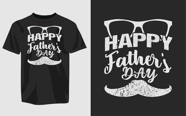 Father's day typography and vector tshirt design template