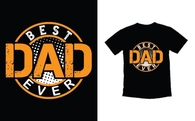 Father typography t shirt design vector