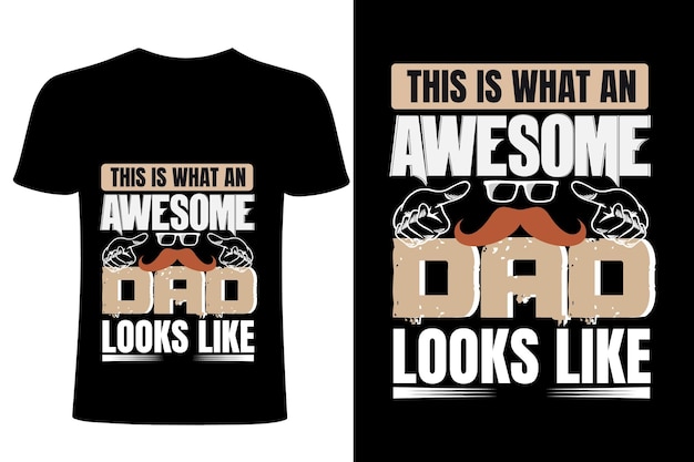 Fathers day t shirt design