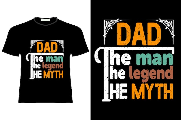 Fathers day tshirt design or Father's day tshirt design or typography tshirt or happy fathers day