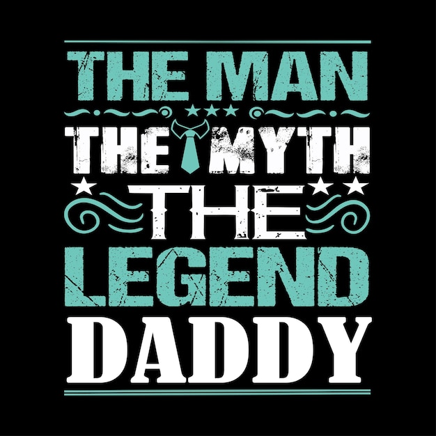 Fathers day tshirt design vector