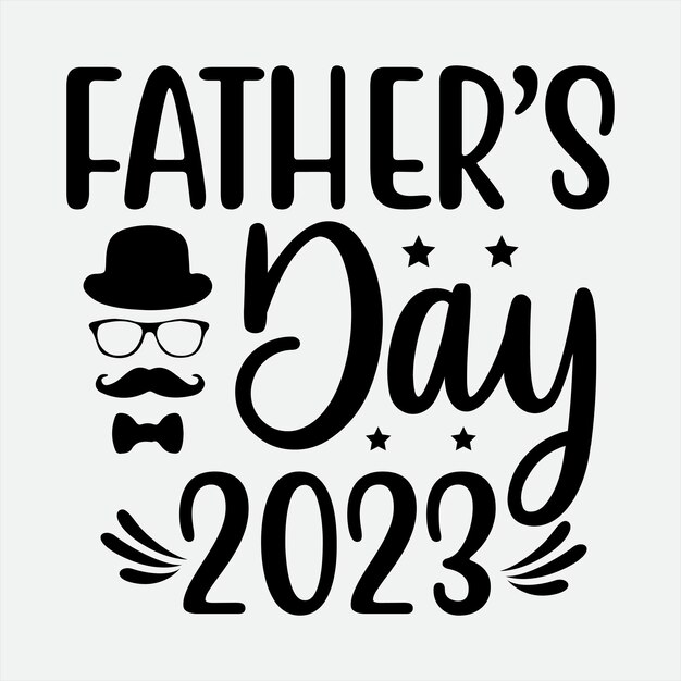 Vector fathers day tshirt design