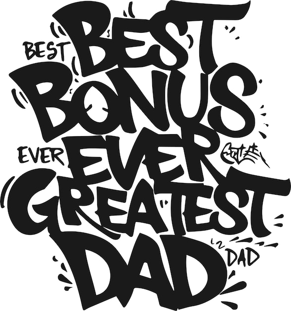 Fathers Day Typography Tshirts design