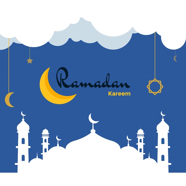 Favor of Ramadan Kareem. Perfect for Ramadan poster, template, card, greeting