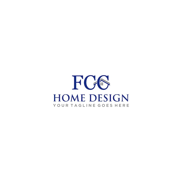 FCC letter with home logo design