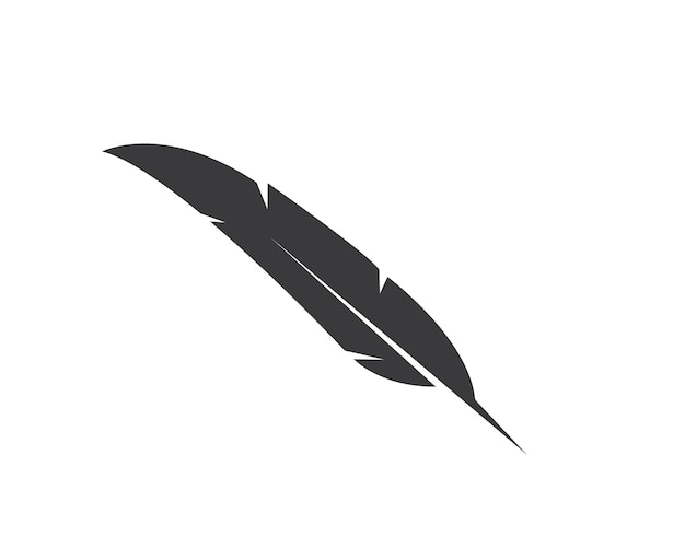 Feather icon illustration vector template