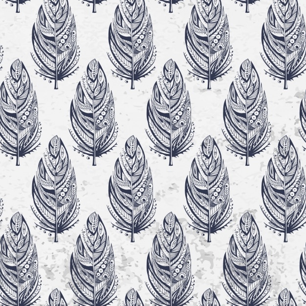 Feathers pattern design