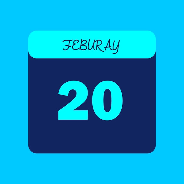 February Month Calendar Editable