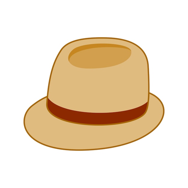 Fedora Hat isolated on white background