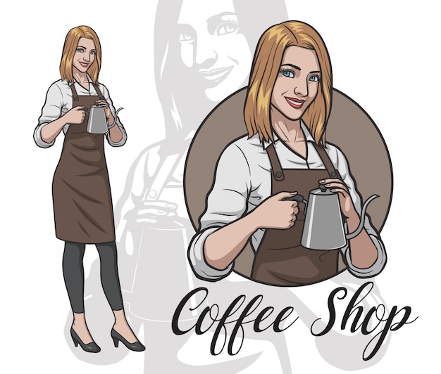 A Female Barista