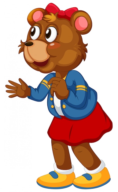 A female bear character