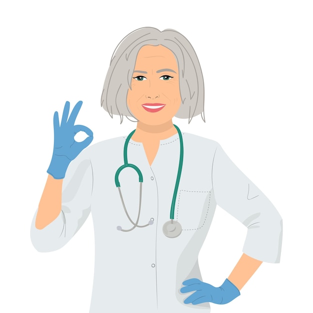 Female doctor over 50