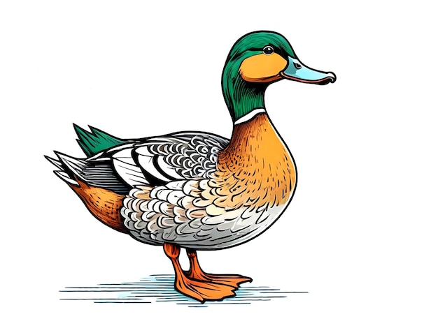 Female Mallard Duck AI_Generated