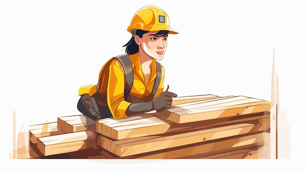 Female Worker in Protective Workwear Portrait