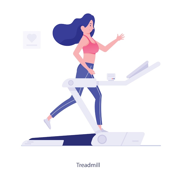 Female in yoga exercise pose flat illustration of workout