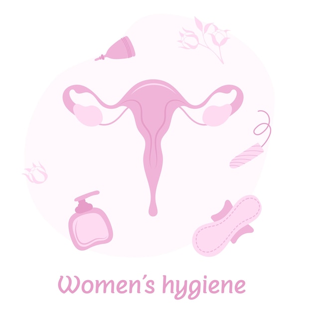 Feminine hygiene set Women care for personal health