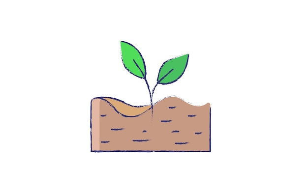 Fertile Soil hand drawn illustration