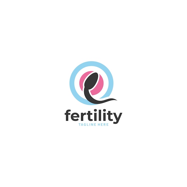 Fertility logo icon vector isolated concept