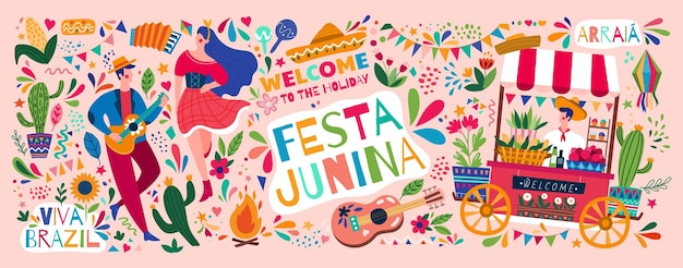 Festa junina banner