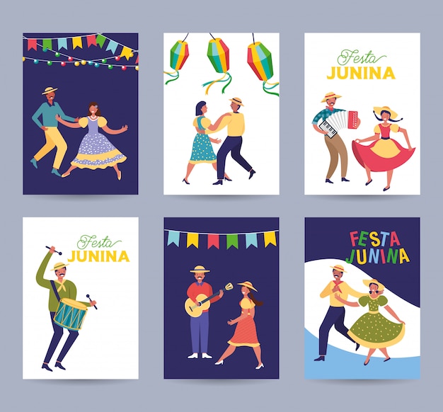 Festa junina cards