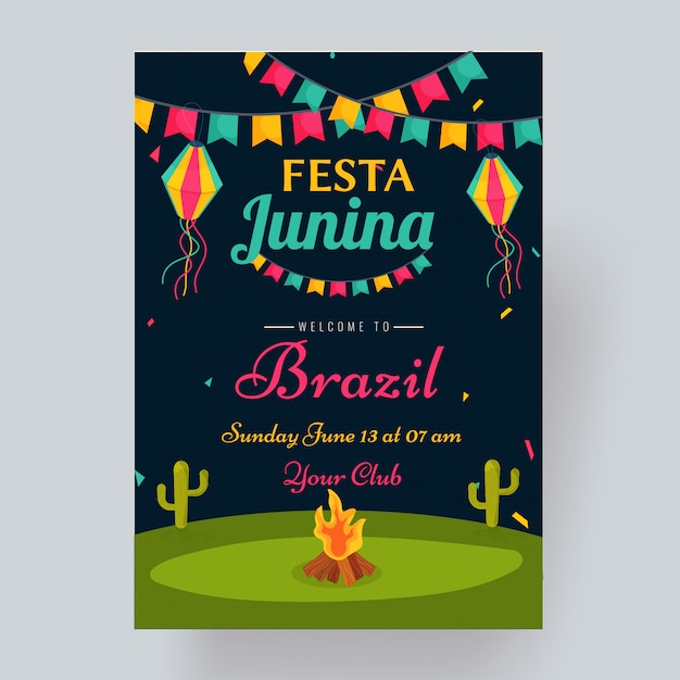 Festa Junina Holiday Background.