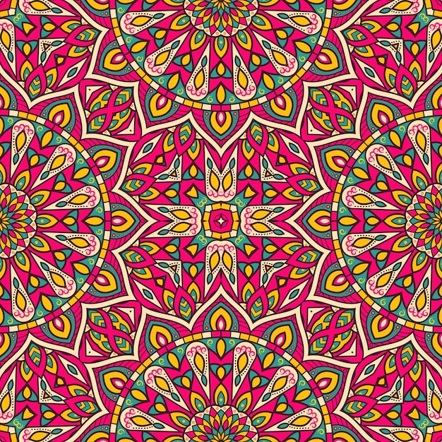 Festive colorful ornamental vector ethnic