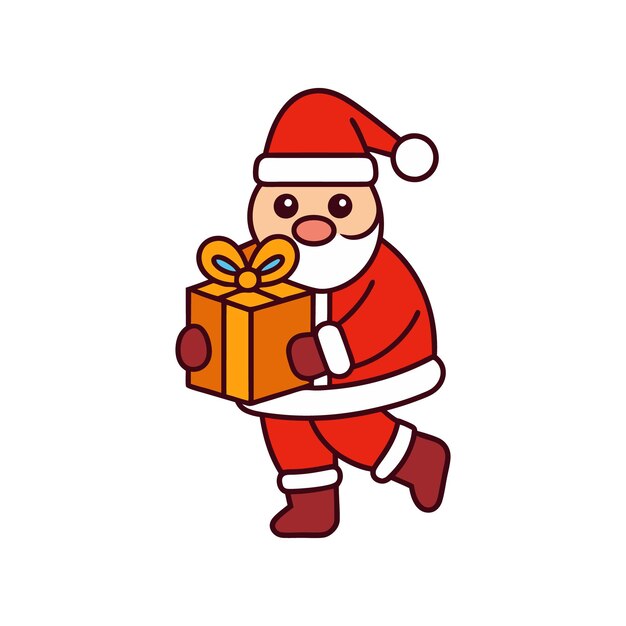 Vector festive santa claus vector illustration perfect for holiday designs and christmas decor