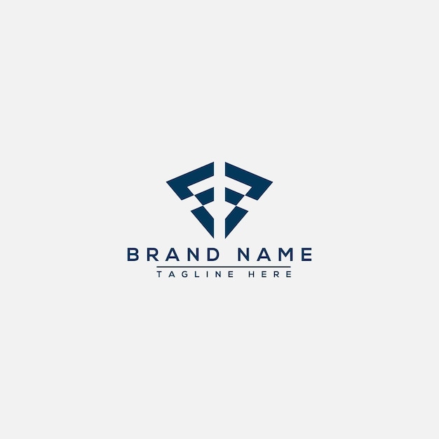 FF Logo Design Template Vector Graphic Branding Element