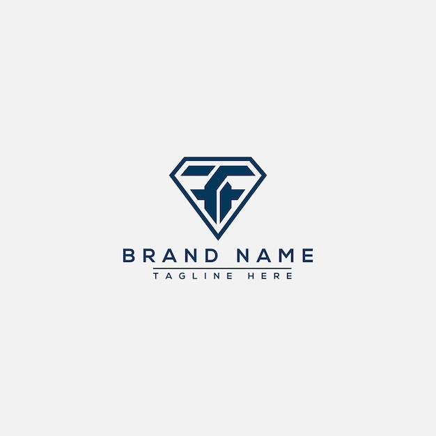 FF Logo Design Template Vector Graphic Branding Element