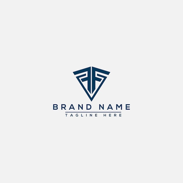 FF Logo Design Template Vector Graphic Branding Element