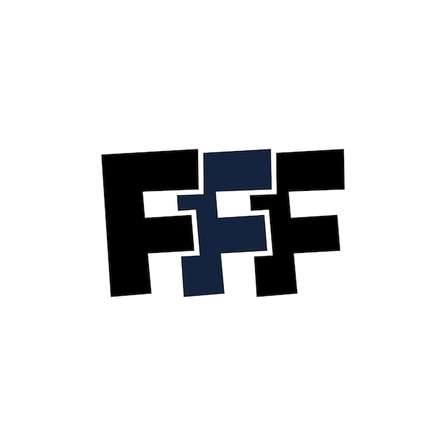 fff creative letter logo design