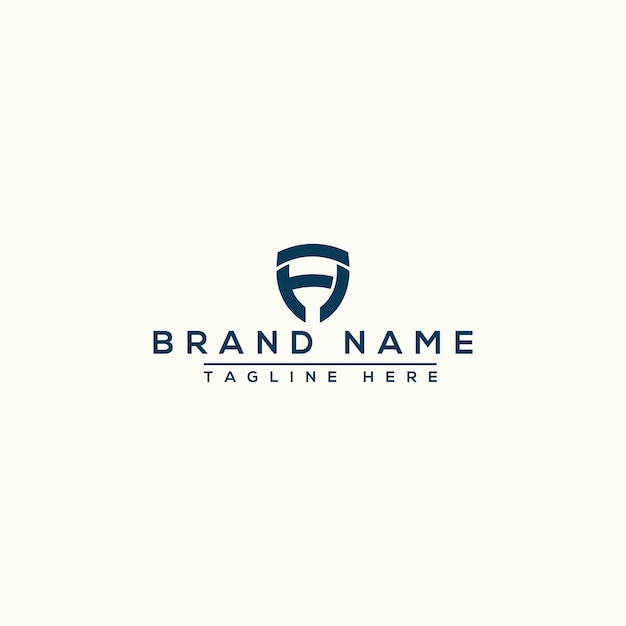 FH Logo Design Template Vector Graphic Branding Element