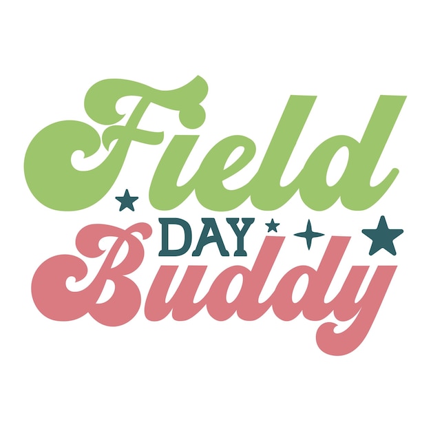 Field day buddy Retro SVG