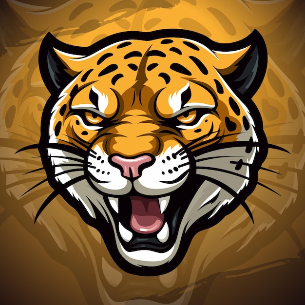 Fierce Jaguar Mascot Unleash Your Team's Spirit with Modern Logo Design Perfect for Sport amp Esport