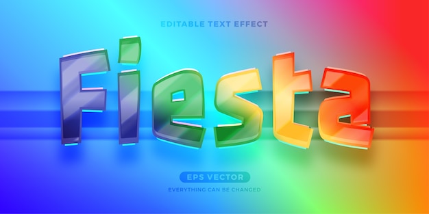 Fiesta text effect