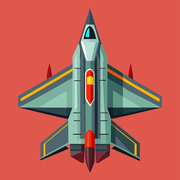 Fighter Aircraft Vector Design