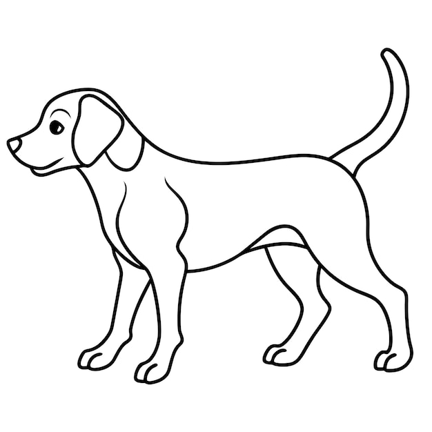 Fila Brasileiro dog knocks icon vector