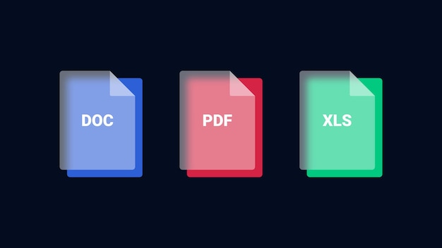 File format icons