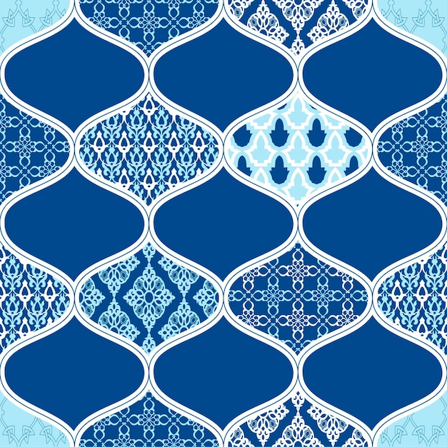 Filigree oriental patchwork ornament