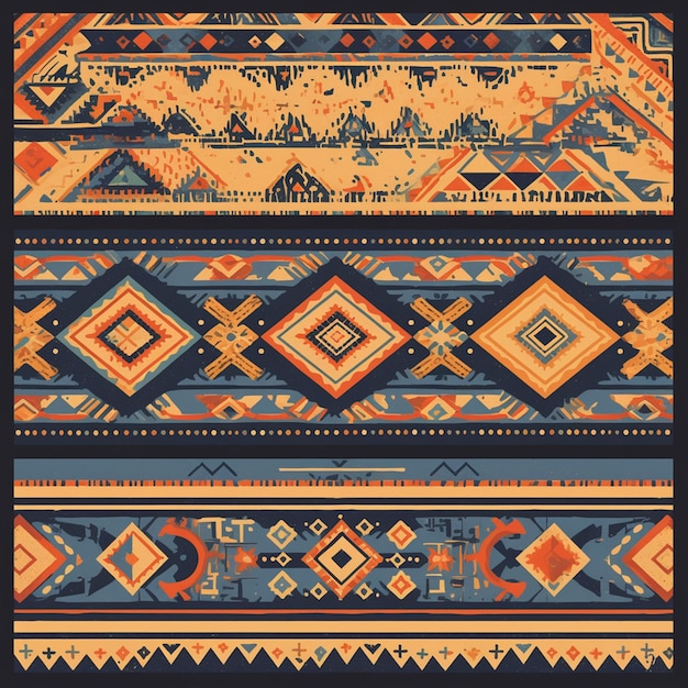 Filipino Gaddang patterns with beadwork designs