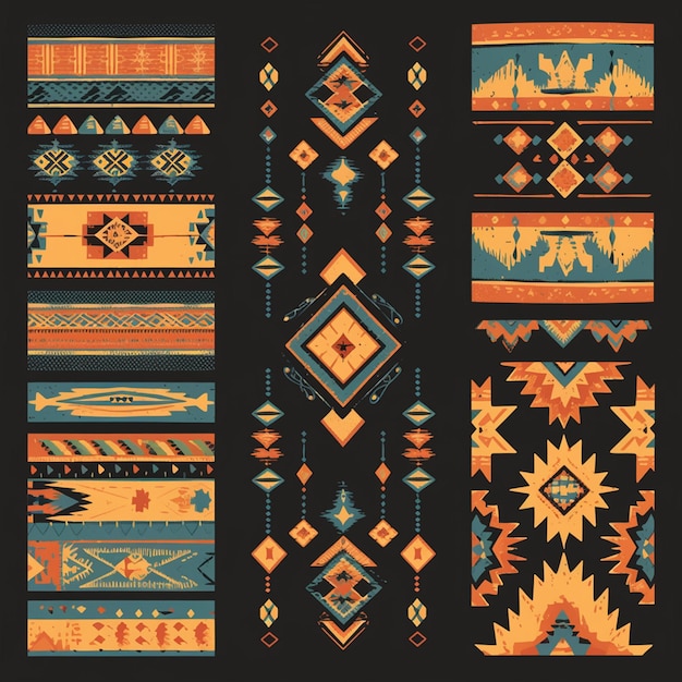 Filipino Gaddang patterns with beadwork designs