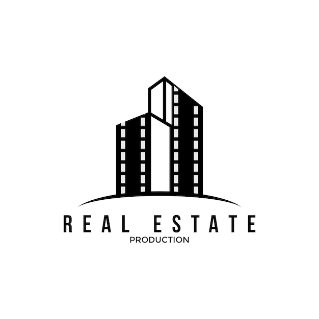 Film production building or real estate logo template design premium creative logo concept