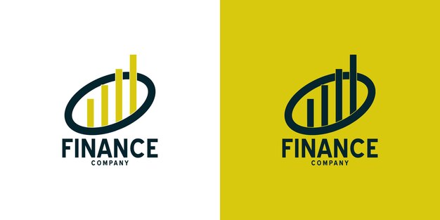 finance company modern logo vector