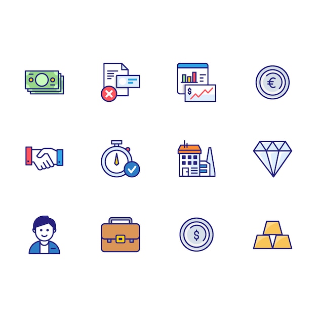 Finance Icon Set