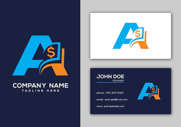 Finance and Marketing concept logo designs vector illustration