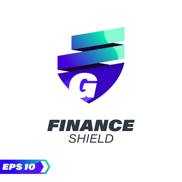 Finance Shield Alphabet G Logo