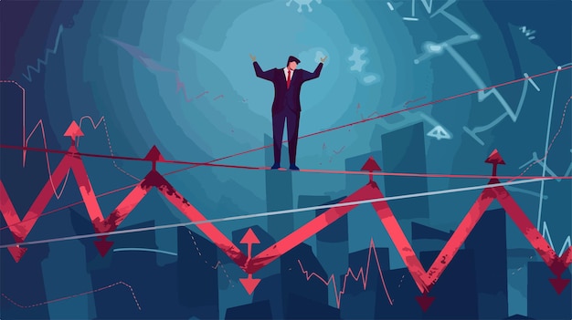 Vector financial investment volatility up and down arrangement