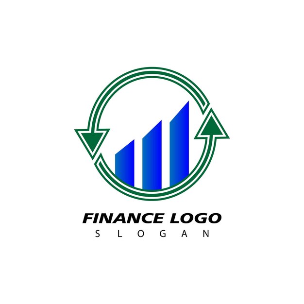 Vector financial logo insurance logo vector illustration