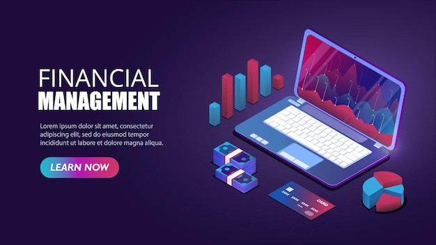 Financial management concept