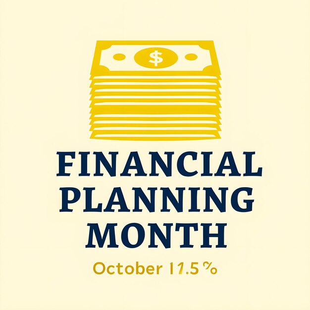 Financial Planning logo features a stack of US dollar bills with a dollar sign in the center